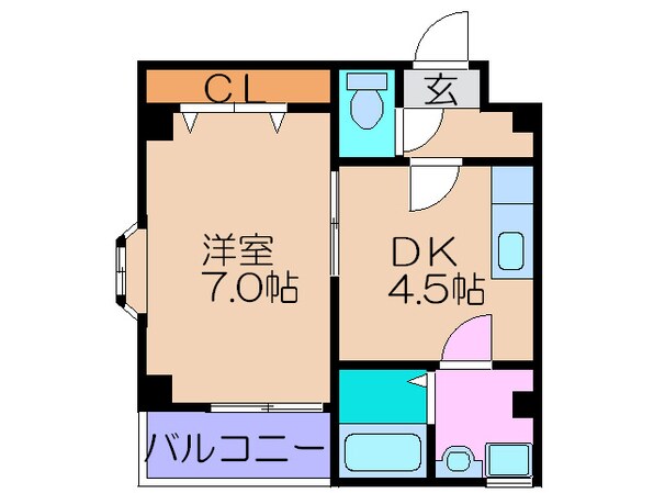 Espoir Ⅱの物件間取画像